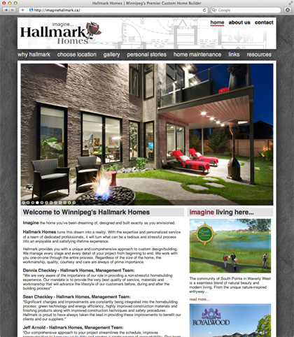 Hallmark Design Build Shedbot | Web Design & Development